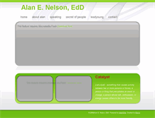 Tablet Screenshot of alanenelson.com